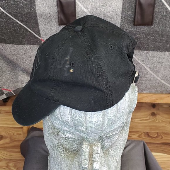 buy2get3rdFREE 77 USA Flag Adult Adjustable Hat Cap Black American Eagle - Picture 2 of 5